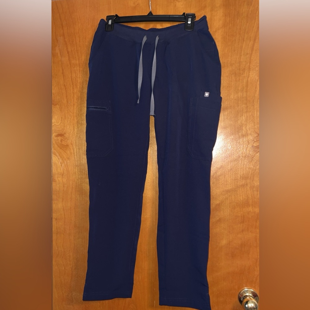 Size small navy figs maternity scrub pants